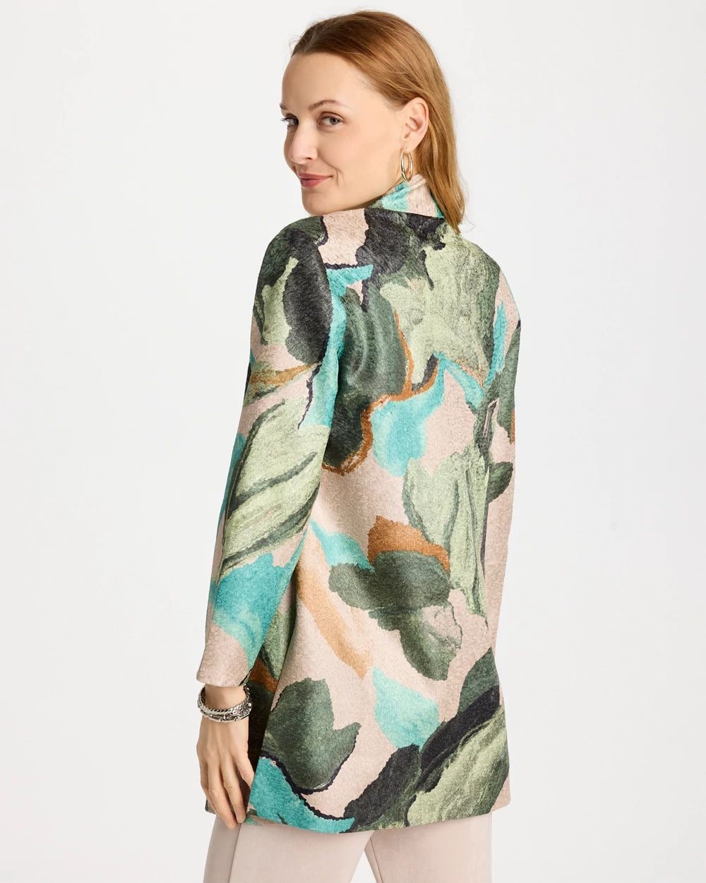 Travelers™ Soft Bloom Reversible Crushed Jacket | Chico's